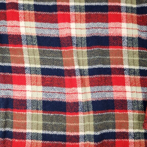 Field & Stream Women's 100% Cotton Plaid Flannel Button Up Shirt Size Small VTG - Picture 12 of 15